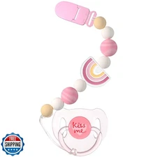 Aori Magnetic Pacifier with Pacifier Clips for Reborn Baby Dolls,