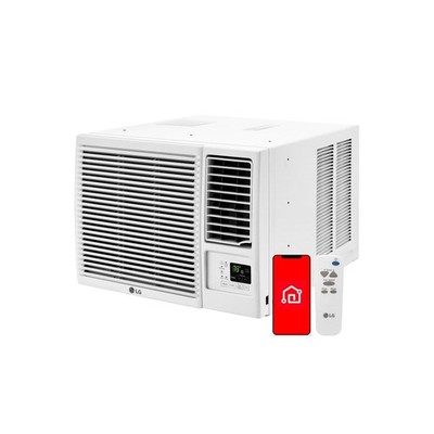 LG 7,600 BTU SMART WI-FI WINDOW AC COOL HEAT REVERSE LW8023HRSM - WHITE