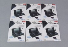 Lot of 6 PDP Invisi-Shield for Nintendo DS Screen Guard and Cleaning Cloth