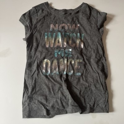 girl s now watch me dance grau Gap Kinder Tshirt Gr. S gebraucht