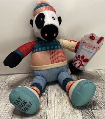 Chick Fil A Holiday Plush Cow 2023 Milkshake Animal Stuffed Toy