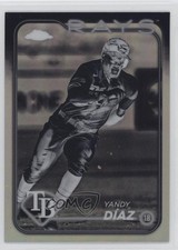 2024 Topps Chrome Negative Refractor Yandy Diaz Yandy Díaz #107 0wp8