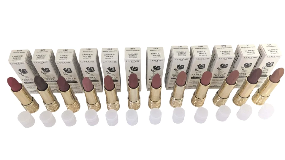 Lancome L'absolu Rouge Intimatte Lipstick 3.4 g Please Choose Your Favorite Shad