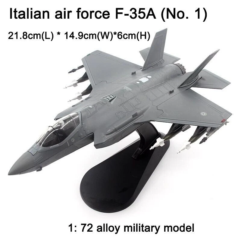 Modellino militare pressofuso in lega 1:72 Air Force F-35A Lightning II Fighter - Immagine 2 di 4