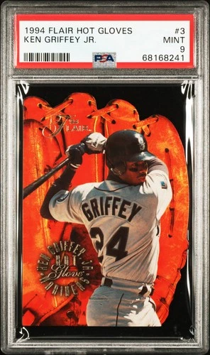 1994 Flair Hot Glove #3 Ken Griffey Jr. PSA 9 MARINERS HOF