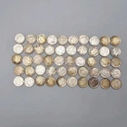 Roll of 50 Silver Dimes Roosevelt $5 Face Mixed Dates
