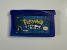 Pokemon: Sapphire Nintendo Game Boy Advance, 2003 GBA Authentic Tested