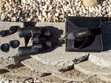 NIKON ACTION BINOCULARS 10-22x50 10x ZOOM OPTICS SOFT CASE DECENT CONDITION