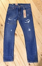 Levi  s 510 Skinny Jeans Mens 30x30 NWT Distressed Medium Wash Slim Fit