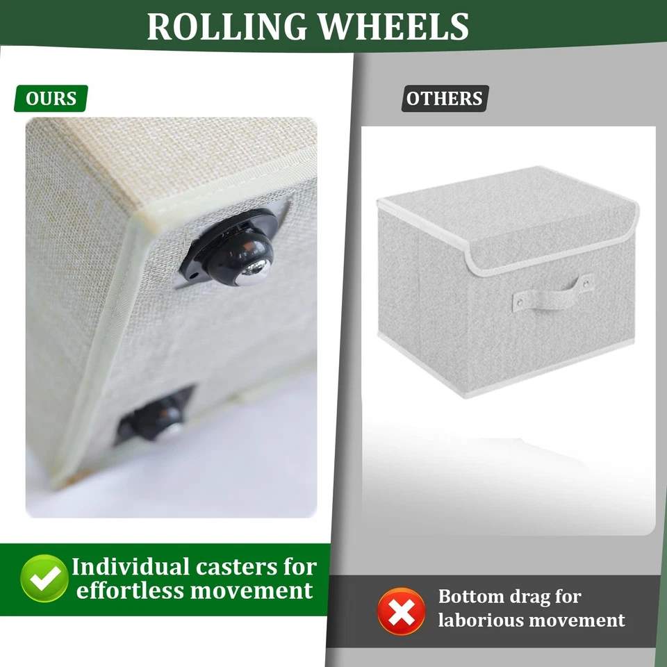 Organizador de tarjetas de felicitación enrollable y caja de almacenamiento con 15 divisores ajustables,... Foto 3 de 4