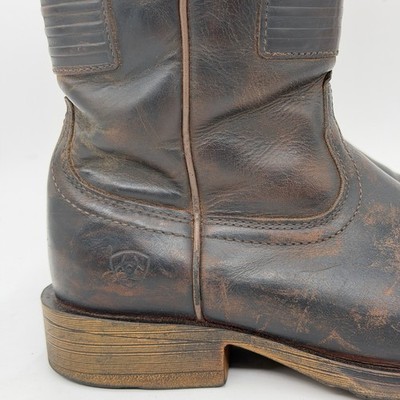 Ariat Rambler Patriot Distressed Brown Flag Boots 8 D  display picture 1
