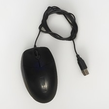 Tecnii Wired USB Optical Mouse TC220m   Black   For Home and Office