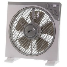 Boxventilator mit Timer, oszillierender Bodenventilator sehr leise 45W 3 Stuffen