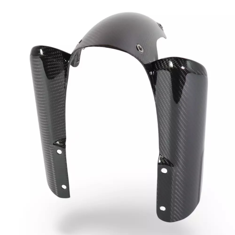 Garde boue carbone partie fixations pour moto Triumph Scrambler 1200 XC XE 2019-2023