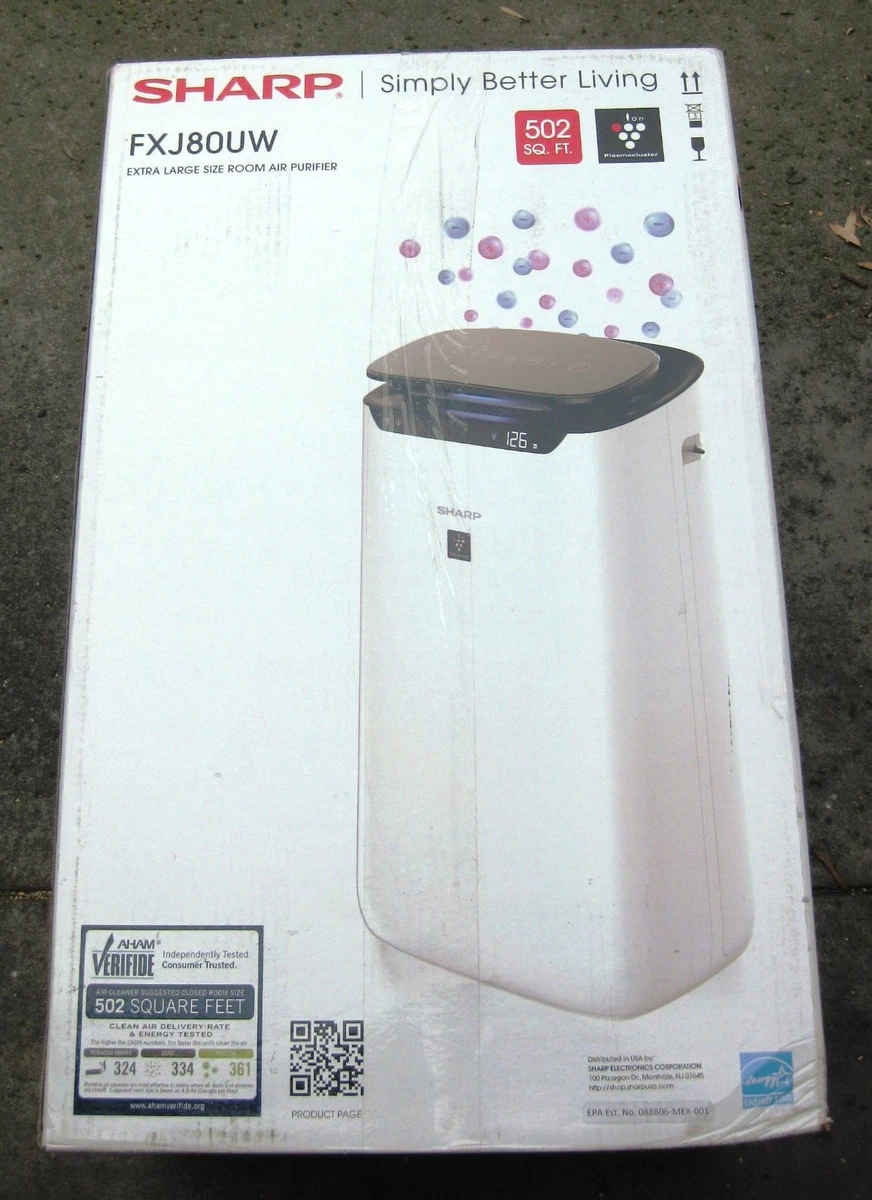 SHARP Plasmacluster 7000 空气净化器 白色 SHARP Humidifier Air Purifier Plasmacluster 7000 White KC-P50-W