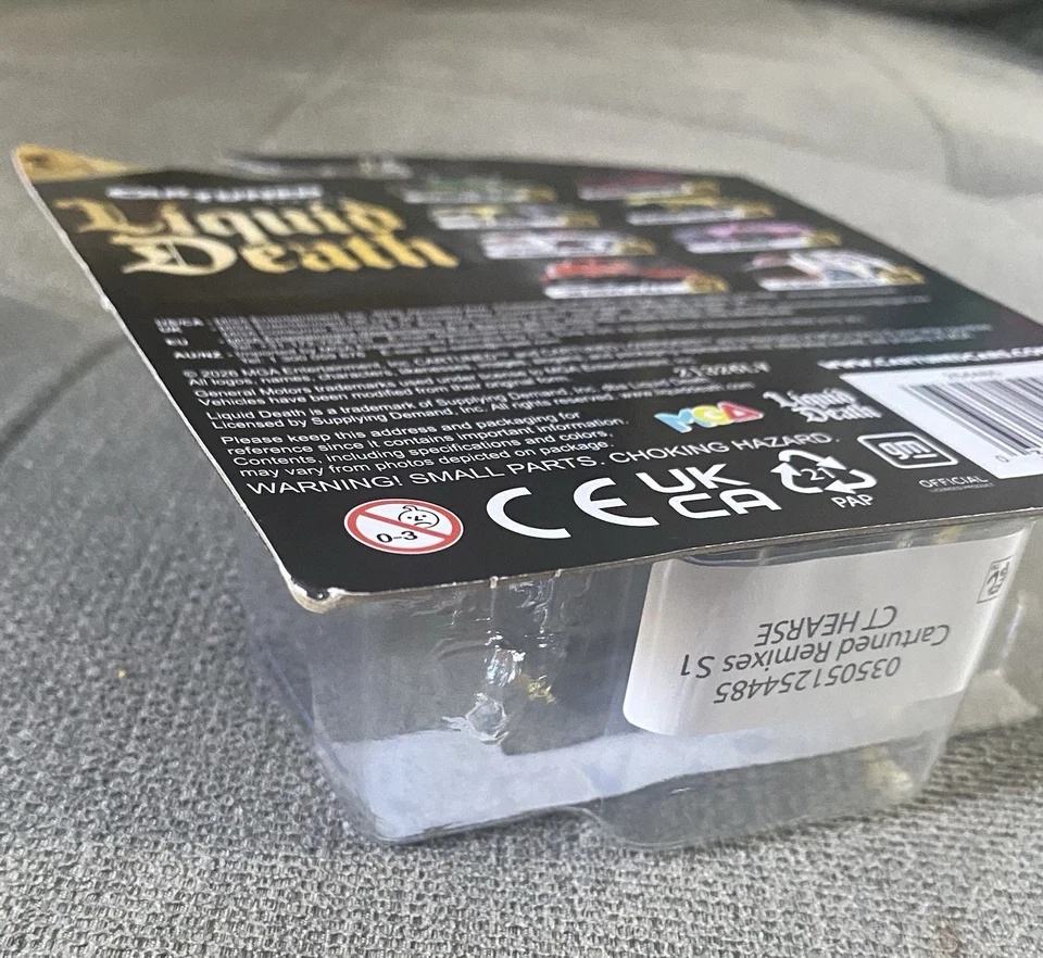 Car Tuned Liquid Death CT HEARSE 03 Series 1 Die Cast 1:64 - Image 3 of 3