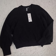NWT London Sweaty Betty Compass Seam Blk Soft Fleece/Sweatshirt sz XL Orig. 98