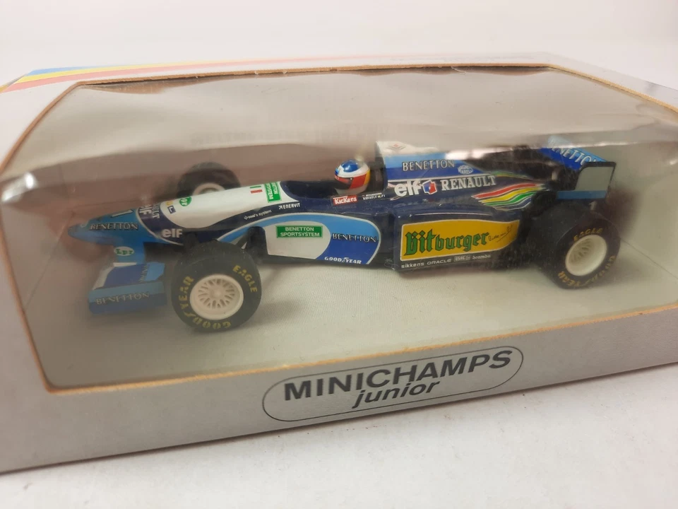 Minichamps Junior Benetton Renault B195 Michael Schumacher 1995 1/43 515954301 - Immagine 2 di 4