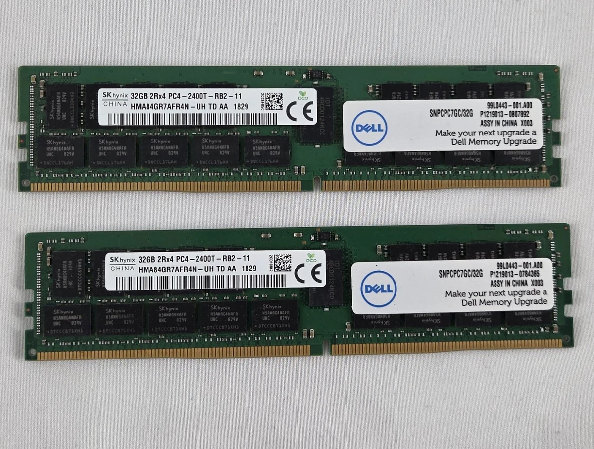 32 GB Capacity per Module DDR4 SDRAM UDIMM Computer Memory (RAM