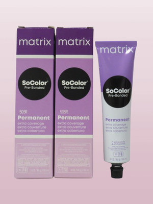 MATRIX SOCOLOR PRE-BONDED 505R HAIR COLOR 3 OZ BOXED LOT OF 2
