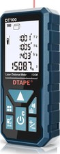 165 Ft Laser Measuring Tool, 1/16" High-Accuracy Laser Tape Measure, 2" Ba