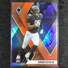 2023 Phoenix Football Gervon Dexter Sr. Rookie Base Orange 54/99