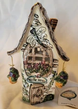 Blue Sky Clayworks Tealight House Heather Goldminc WELCOME FRIENDS FAIRY Read