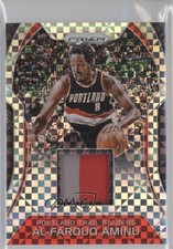 2017 Panini Prizm Sensational Swatches Starburst 1/10 Al-Farouq Aminu #SW-AF 0f8