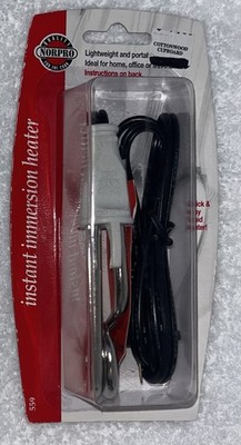 (1)-Norpro Immersion Heater Portable Cup Warmer Water Coffee Soup Liquid 559