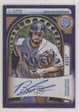 2021 Topps Gypsy Queen Indigo 2/150 Brandon Lowe #GQA-BL Auto 1u6