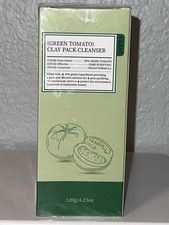 YILEST Green Tomato Clay Pack Cleanser 120g - Pore Purifying Facial Mask Vegan