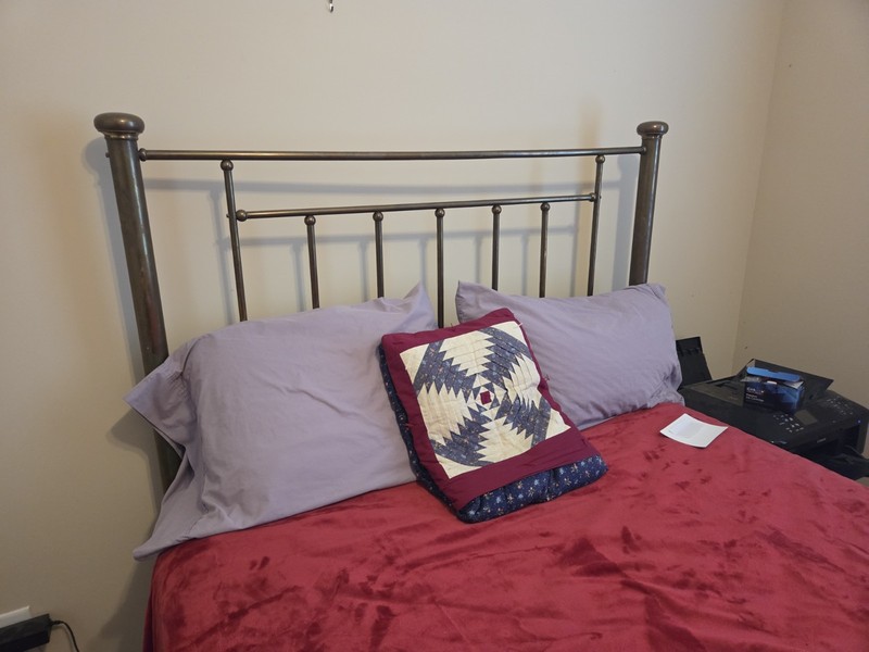 Vintage Victorian Full Size Brass Bed Frame