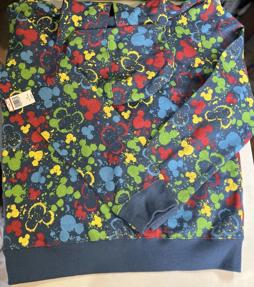 Sudadera con Capucha Disney Mickey Mouse Juvenil Mickey Estampado Completo Nueva con Etiquetas Disney Store Foto 4 de 4