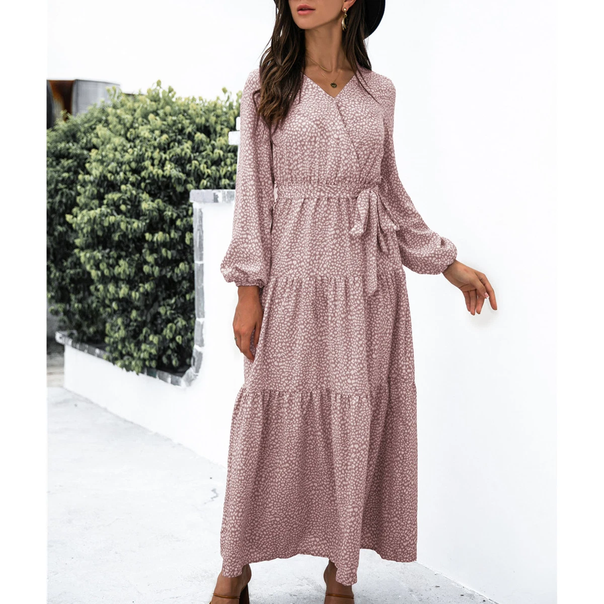 Ankle length cheap maxi dress