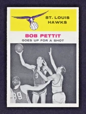 1957-58 TOPPS BOB PETTIT IN ACTION #59 ExMt