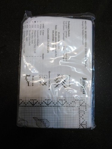Jannlynn Needlecraft, Stamped Cross Stitch Pattern # 021-1758, Hummingbird - Picture 2 of 6