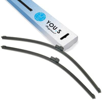 2 YOU.S Scheibenwischer Umrüstsatz VORNE 650/580 mm für  BMW 5er / Touring (E39)