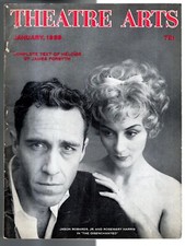 THEATRE ARTS - JANUARY - 1959 - JASON ROBARDS, JR AND ROSEMARY HARRIS IN…