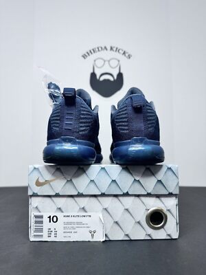 Nike Kobe 10 X Elite Low FTB Fade to Black Obsidian Sneakers