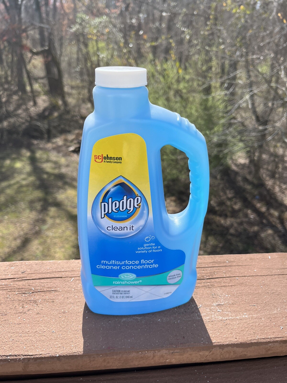 Pledge Clean It Multisurface Floor Cleaner Concentrate Rainshower 32 fl