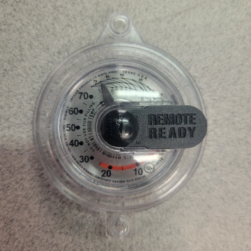 403594 tanque de propano sênior com abas controle remoto mostrador pronto com parafusos - Imagem 2 de 4