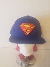 Superman DC Comics Logo Snapback Cap Hat w/Cape