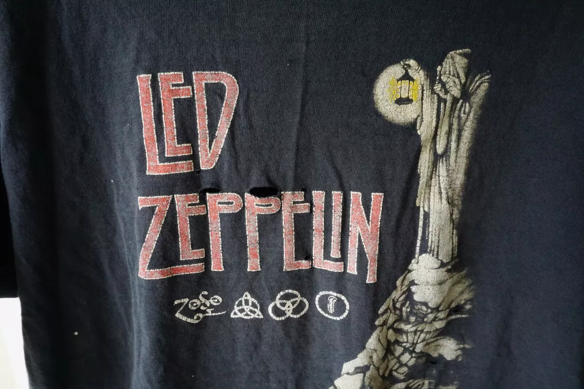 Led zeppelin clearance t shirt ebay