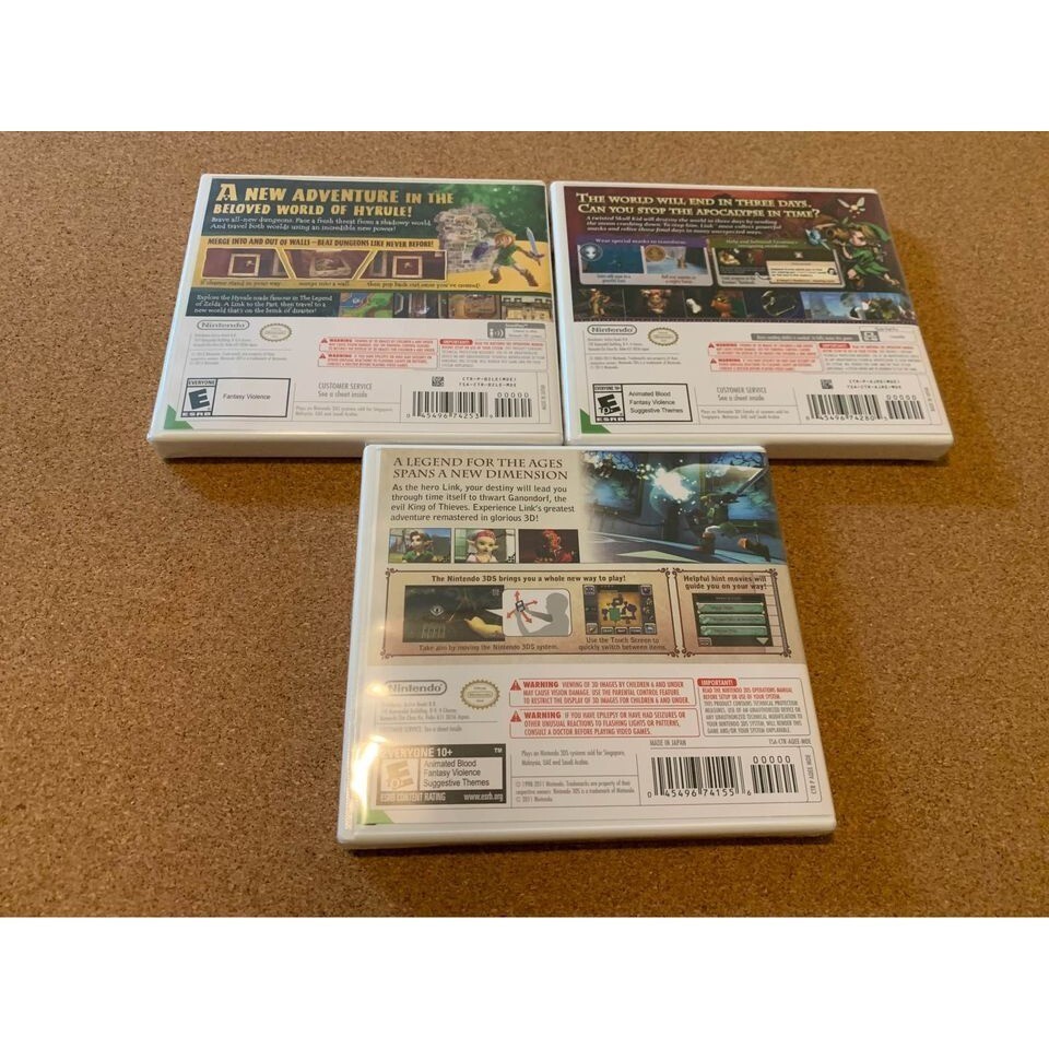 Bundle of 3 Zelda Games Nintendo 3DS New and Sealed | eBay