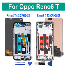 For Oppo Reno8 T 4G /8T 5G AMOLED LCD Display Touch Screen Digitizer Assembly