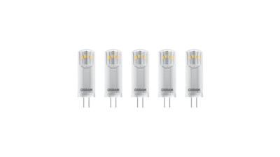 OSRAM 5er-Pack 1,8-W-G4-LED-Lampen, warmweiß, 12 V AC