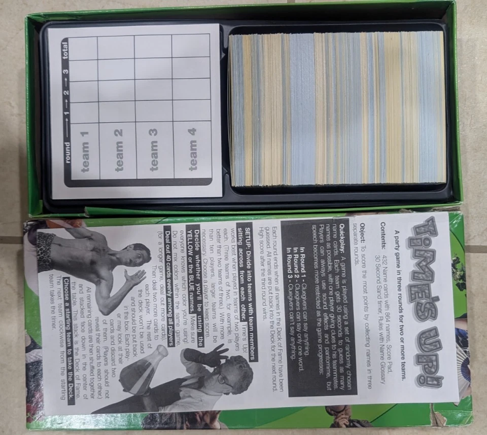 Times Up!- Game by R&R Games /1999 Edition/ Complete Ages 12 And Up - Image 3 of 4