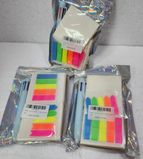 500 Sheets Transparent sticky note pads 3x3 Translucent Sticky Notes, 3 Count