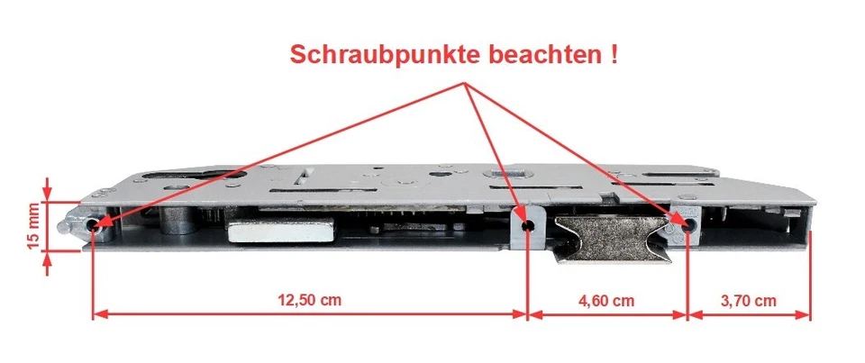 Fuhr Repair Lock Box Main Lock Multisafe 855GL, Mandrel Dimension: Selectable, E:92 - Image 2 of 2