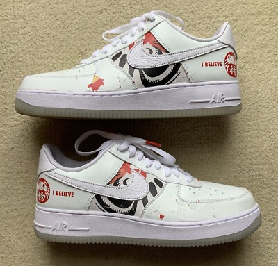 Nike Air Force 1 Low I Believe (Tear off) Size 9.5 M 